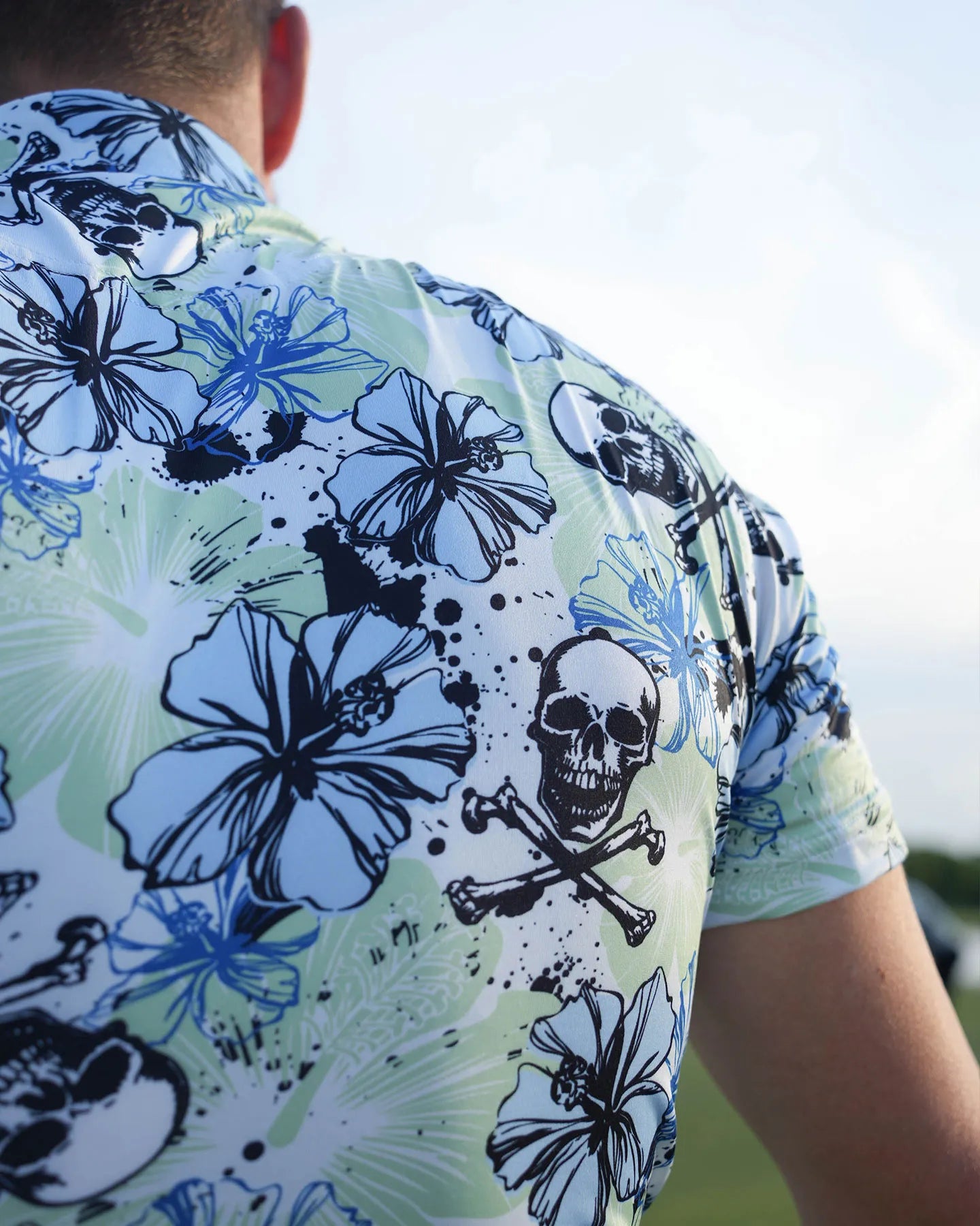 Blossom Skull Polo