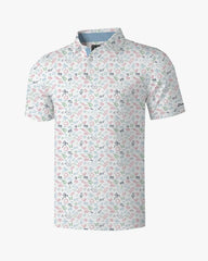 Summer Beach  Blue Polo